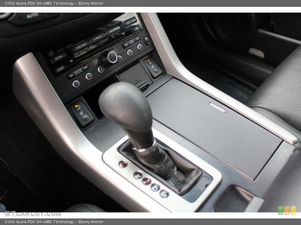 Ebony Interior Transmission for the 2009 Acura RDX SH-AWD Technology #47714976