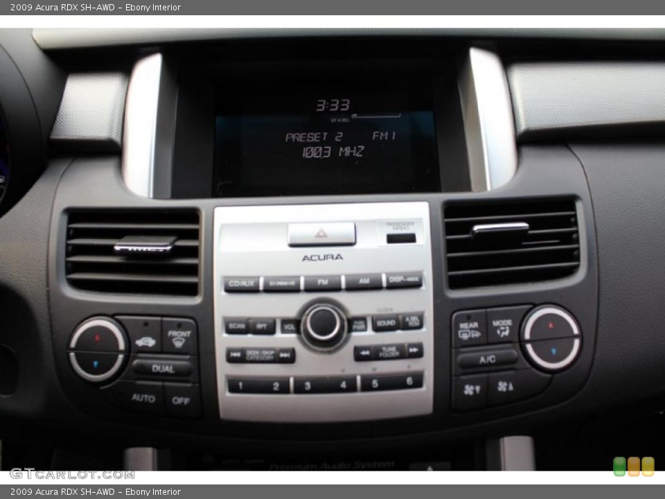 Ebony Interior Controls for the 2009 Acura RDX SH-AWD #47715414
