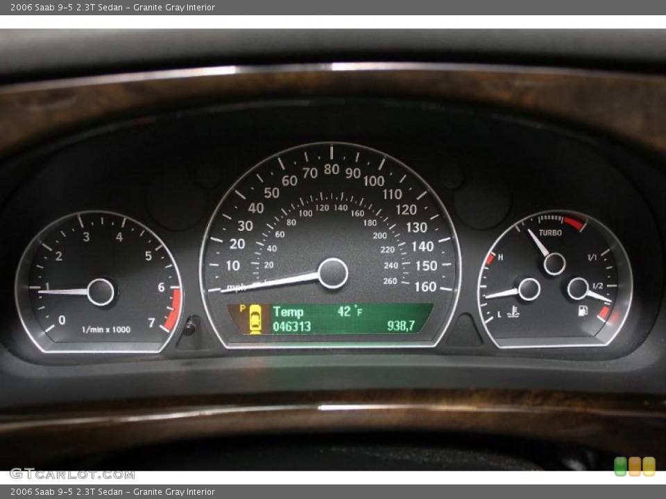 Granite Gray Interior Gauges for the 2006 Saab 9-5 2.3T Sedan #47716230