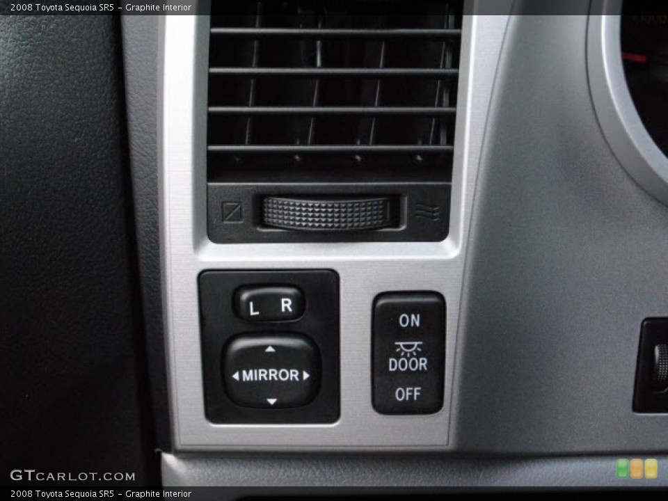 Graphite Interior Controls for the 2008 Toyota Sequoia SR5 #47718551