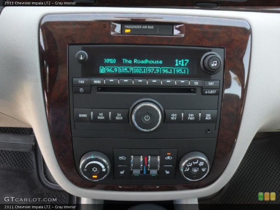 Gray Interior Controls for the 2011 Chevrolet Impala LTZ #47718911