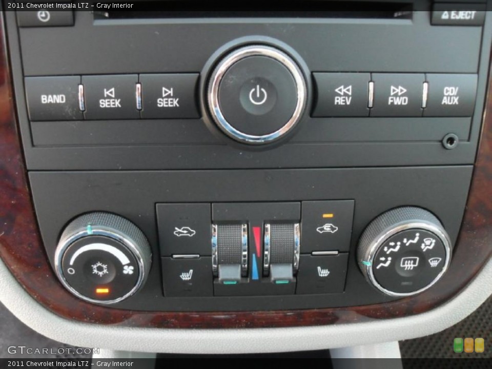 Gray Interior Controls for the 2011 Chevrolet Impala LTZ #47718923