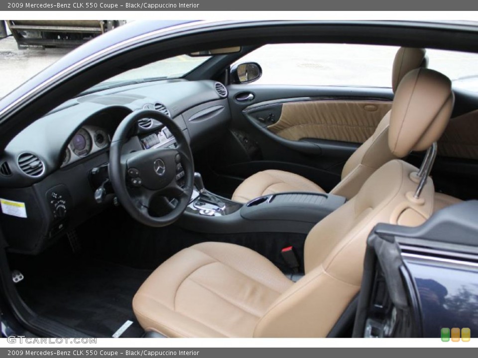 Black/Cappuccino 2009 Mercedes-Benz CLK Interiors