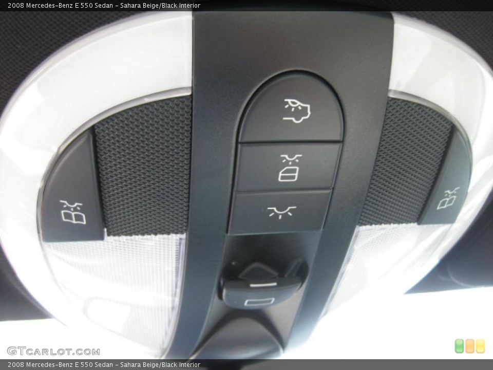 Sahara Beige/Black Interior Controls for the 2008 Mercedes-Benz E 550 Sedan #47719508
