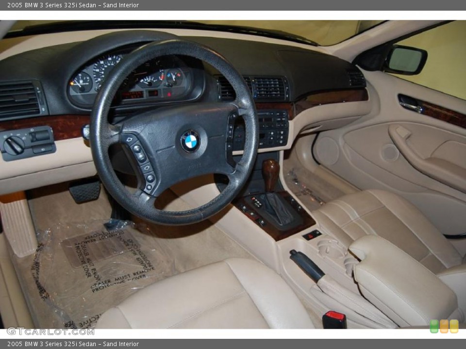 Sand Interior Prime Interior for the 2005 BMW 3 Series 325i Sedan #47720105