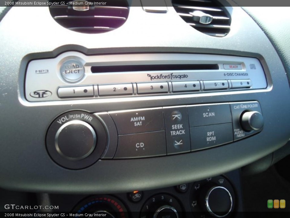 Medium Gray Interior Controls for the 2008 Mitsubishi Eclipse Spyder GS #47721026