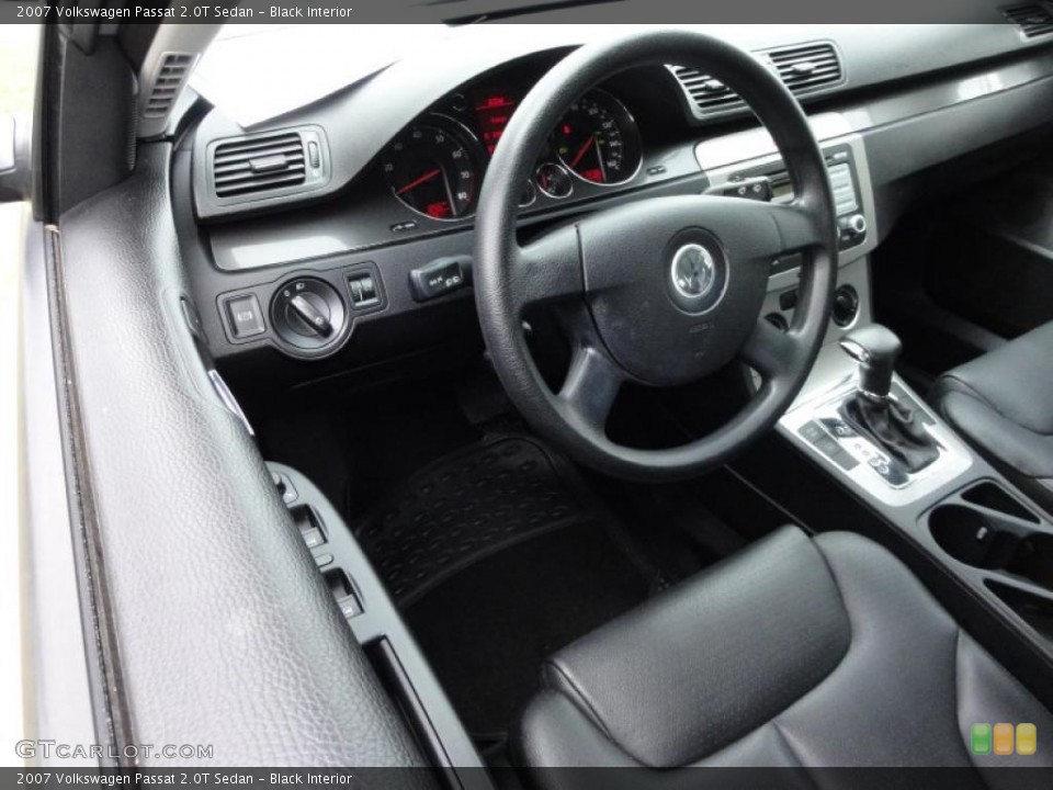 Black Interior Photo for the 2007 Volkswagen Passat 2.0T Sedan #47721602