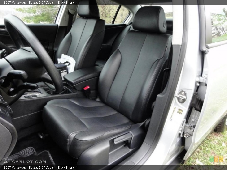 Black Interior Photo for the 2007 Volkswagen Passat 2.0T Sedan #47721695