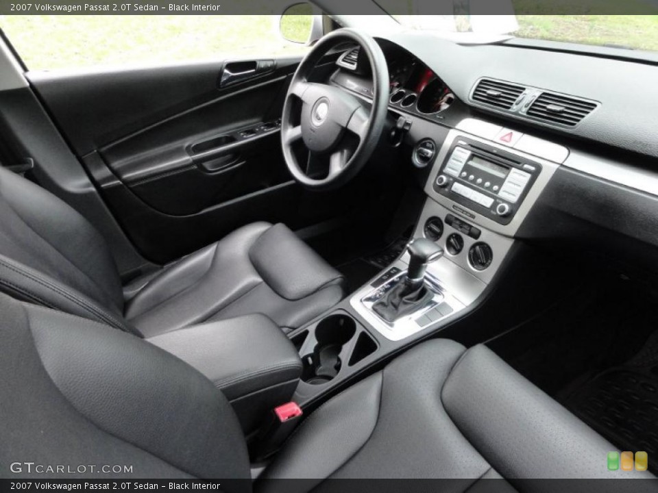 Black Interior Photo for the 2007 Volkswagen Passat 2.0T Sedan #47721737