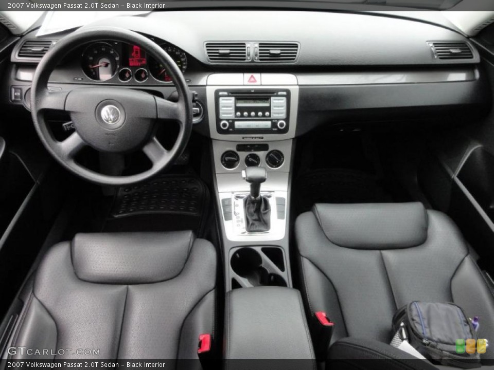 Black Interior Dashboard for the 2007 Volkswagen Passat 2.0T Sedan #47721845