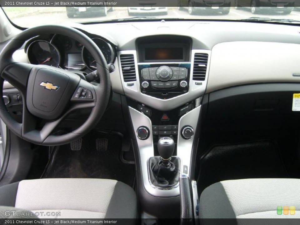 Jet Black/Medium Titanium Interior Dashboard for the 2011 Chevrolet Cruze LS #47722487