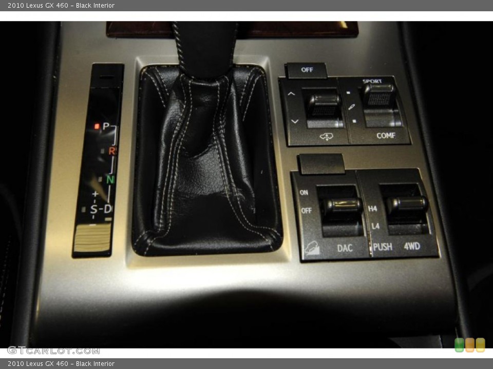 Black Interior Controls for the 2010 Lexus GX 460 #47724545
