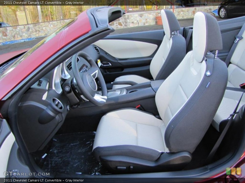 Gray Interior Photo for the 2011 Chevrolet Camaro LT Convertible #47724605
