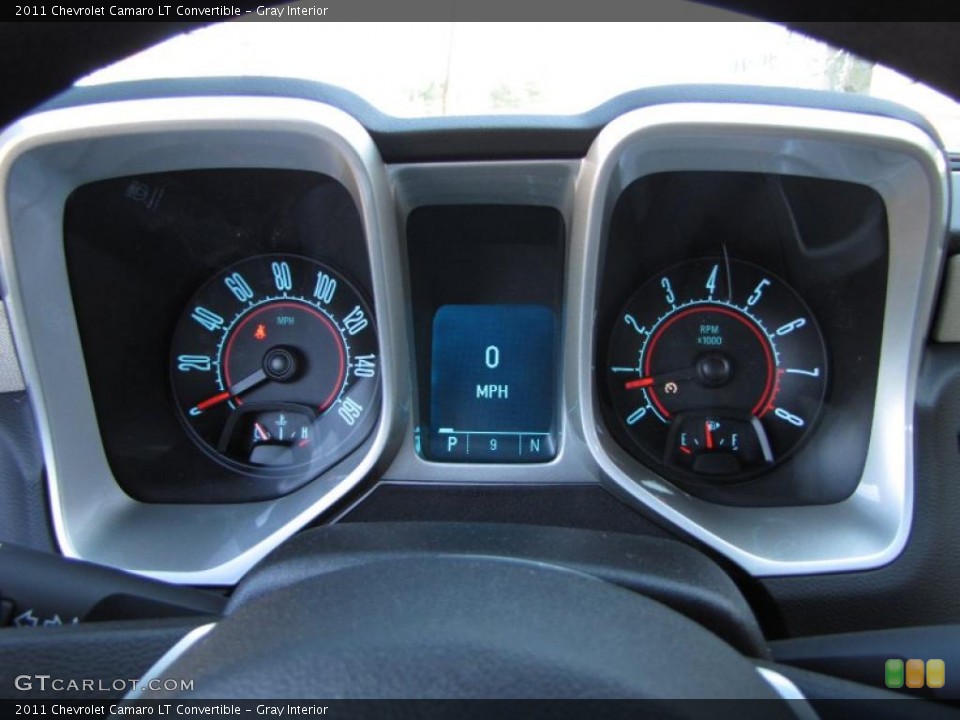 Gray Interior Gauges for the 2011 Chevrolet Camaro LT Convertible #47724692