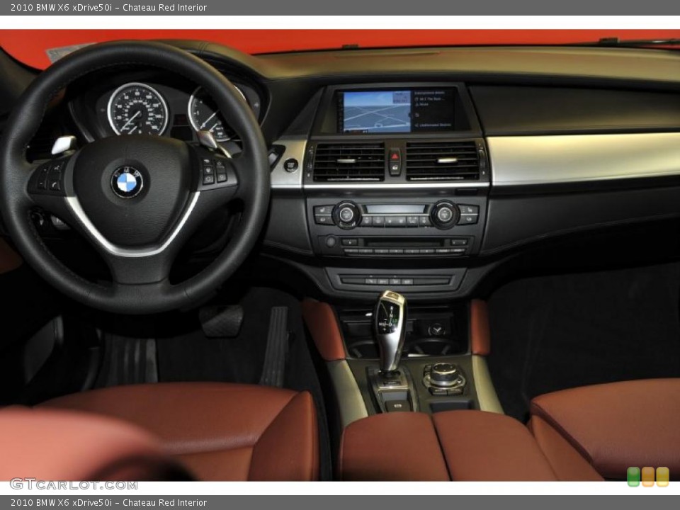 Chateau Red Interior Dashboard for the 2010 BMW X6 xDrive50i #47725151