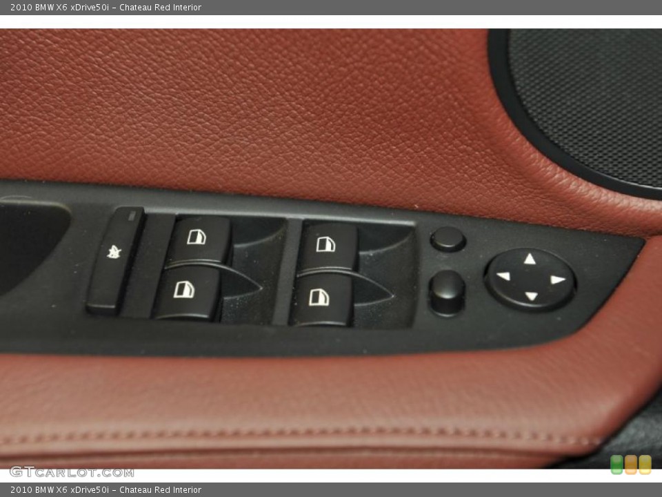 Chateau Red Interior Controls for the 2010 BMW X6 xDrive50i #47725709