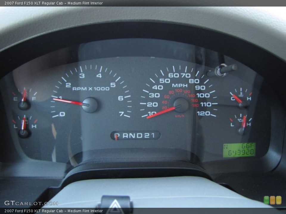 Medium Flint Interior Gauges for the 2007 Ford F150 XLT Regular Cab #47728269
