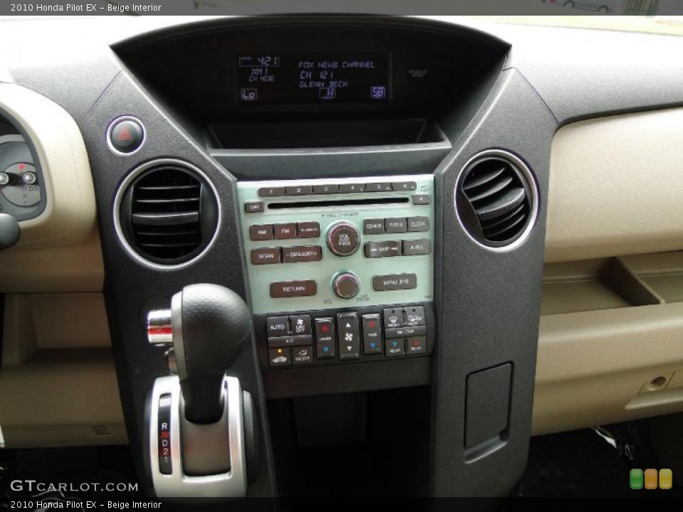 Beige Interior Controls for the 2010 Honda Pilot EX #47730591