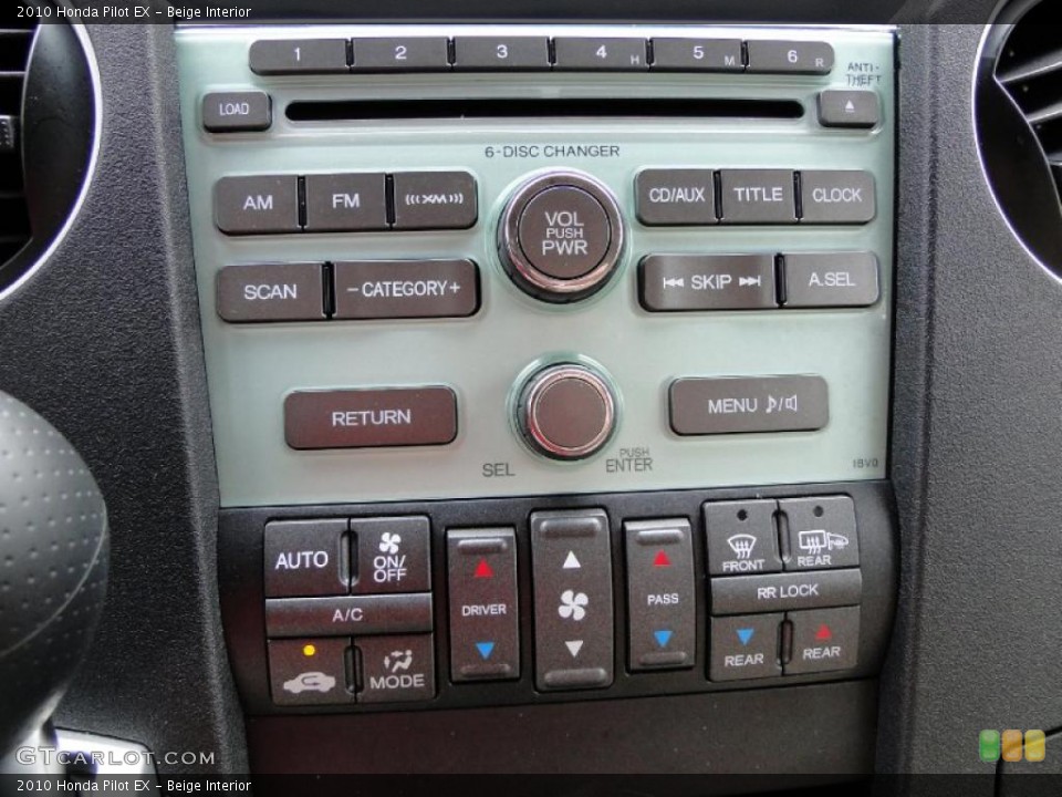 Beige Interior Controls for the 2010 Honda Pilot EX #47730615