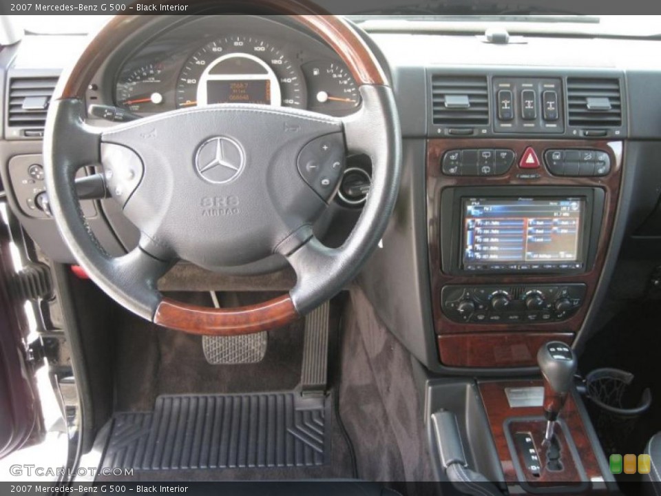 Black Interior Dashboard for the 2007 Mercedes-Benz G 500 #47731780