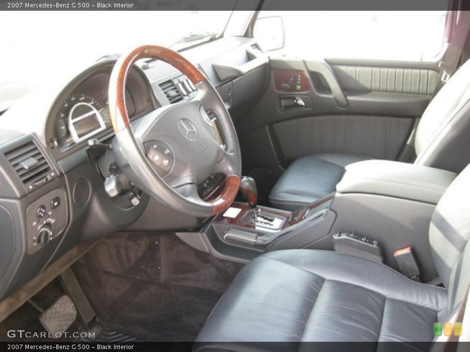 Black Interior Photo for the 2007 Mercedes-Benz G 500 #47731855