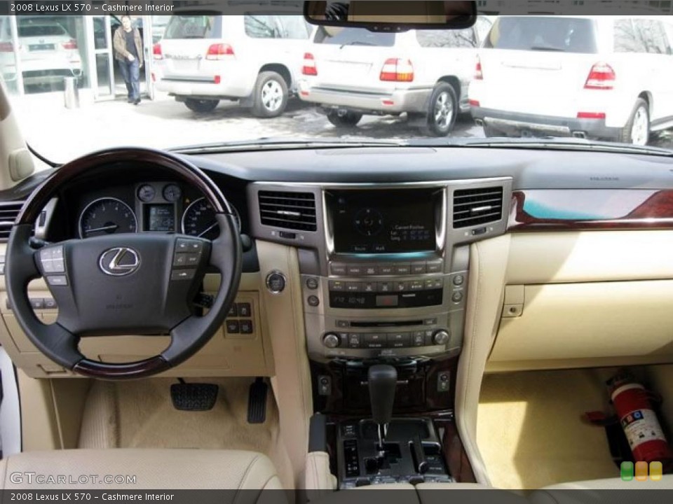 Cashmere Interior Dashboard for the 2008 Lexus LX 570 #47731981