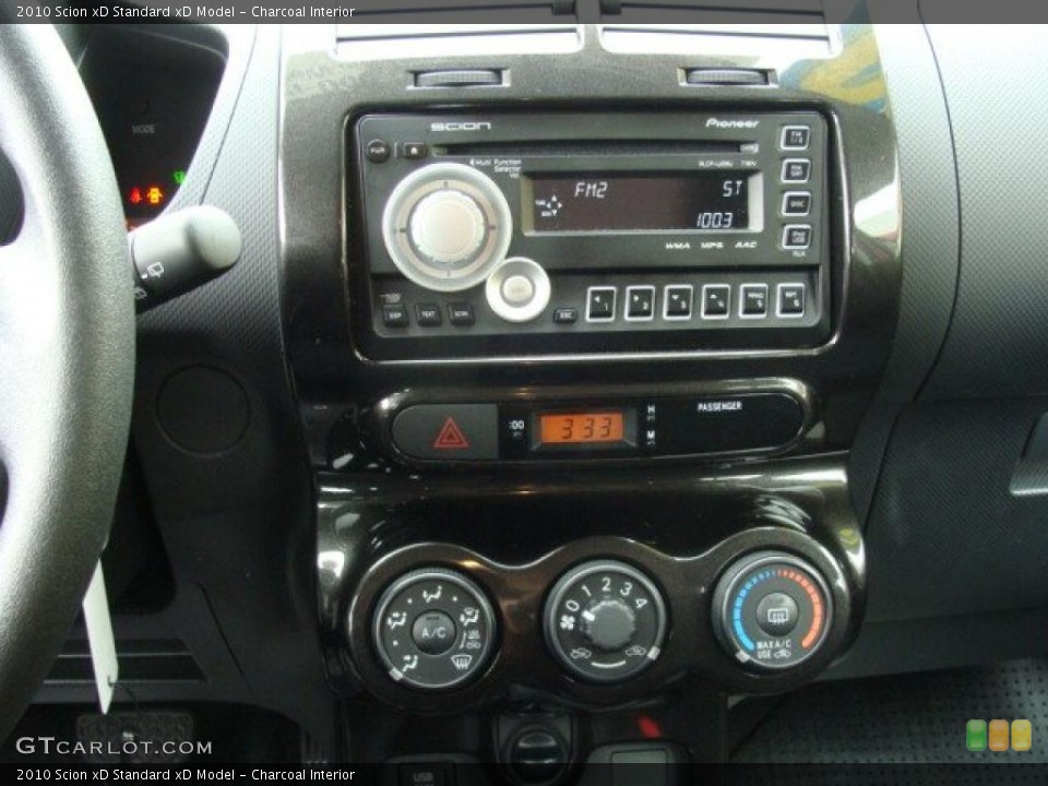 Charcoal Interior Controls for the 2010 Scion xD  #47732527