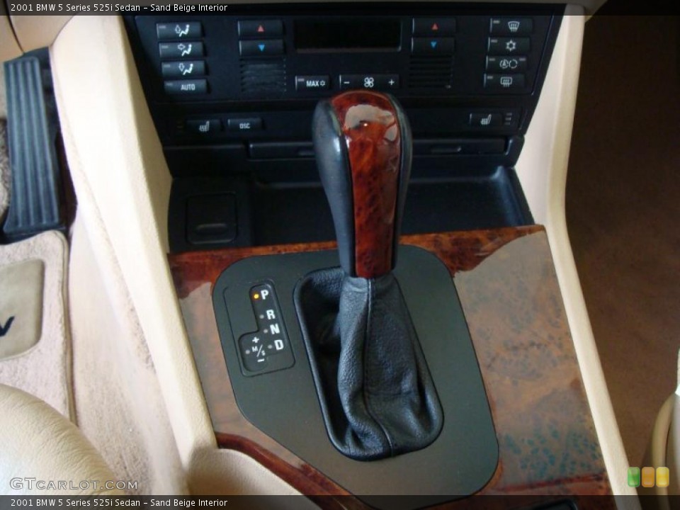 Sand Beige Interior Transmission for the 2001 BMW 5 Series 525i Sedan #47732983