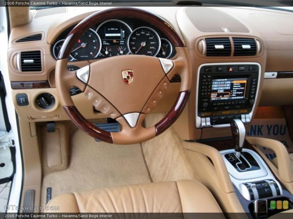 Havanna/Sand Beige Interior Photo for the 2008 Porsche Cayenne Turbo #47733715