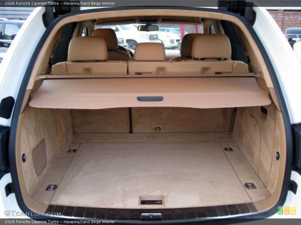 Havanna/Sand Beige Interior Trunk for the 2008 Porsche Cayenne Turbo #47733820