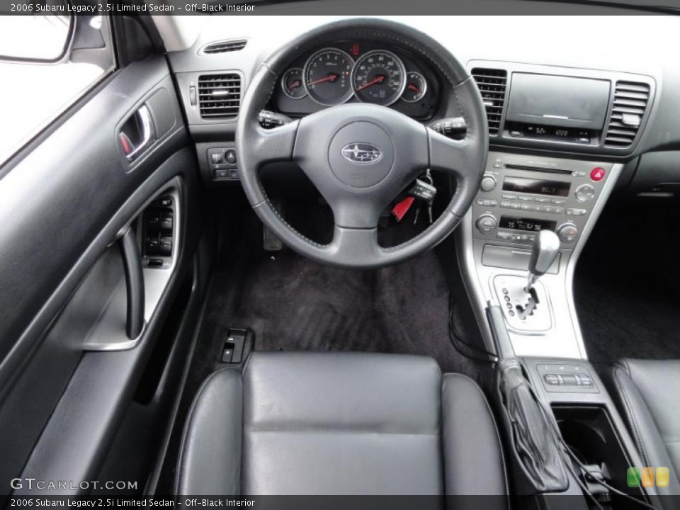 Off-Black Interior Dashboard for the 2006 Subaru Legacy 2.5i Limited Sedan #47734075