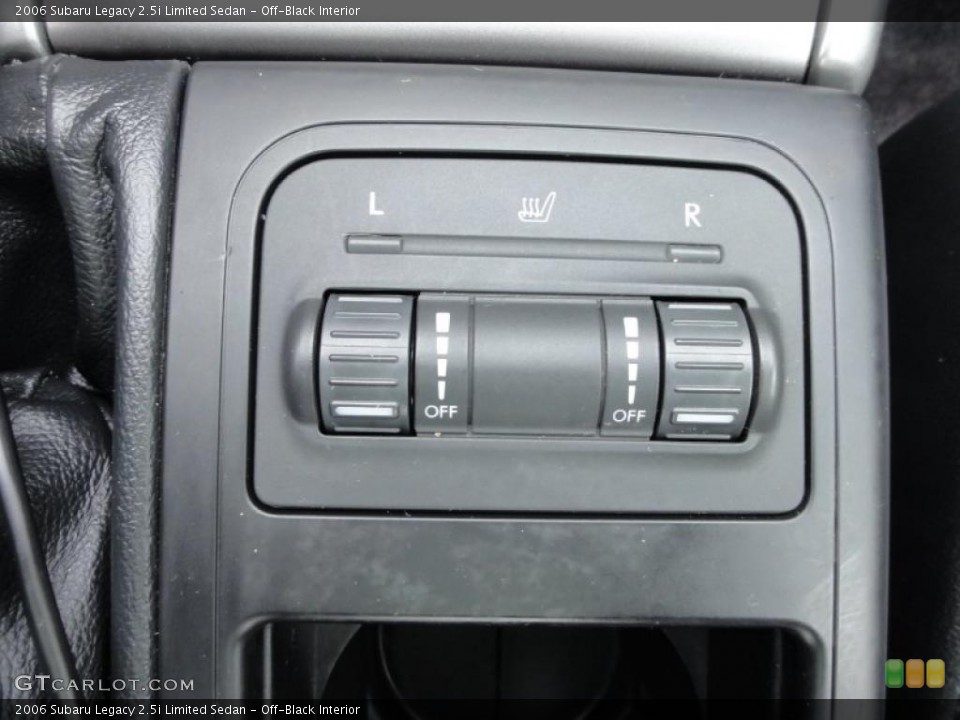Off-Black Interior Controls for the 2006 Subaru Legacy 2.5i Limited Sedan #47734267