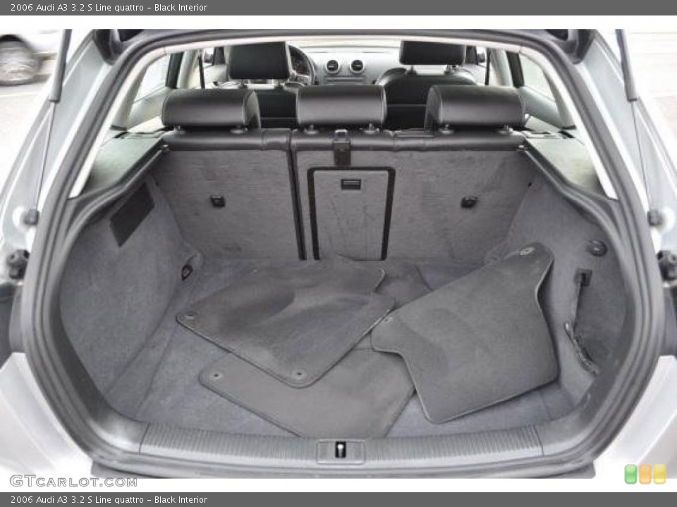 Black Interior Trunk for the 2006 Audi A3 3.2 S Line quattro #47734957