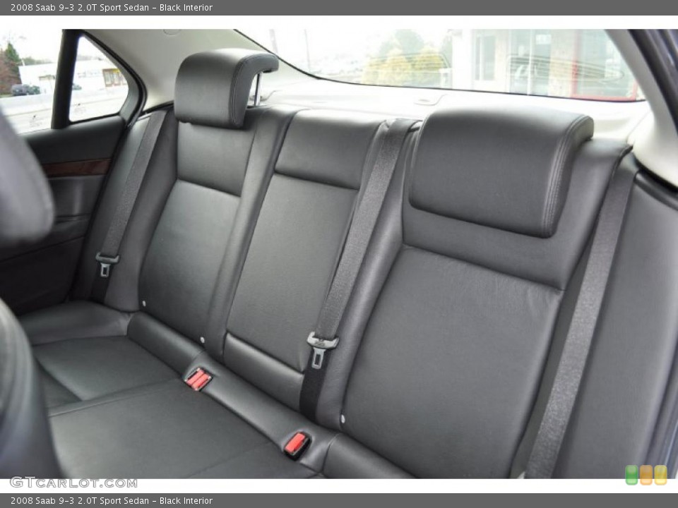Black Interior Photo for the 2008 Saab 9-3 2.0T Sport Sedan #47735035