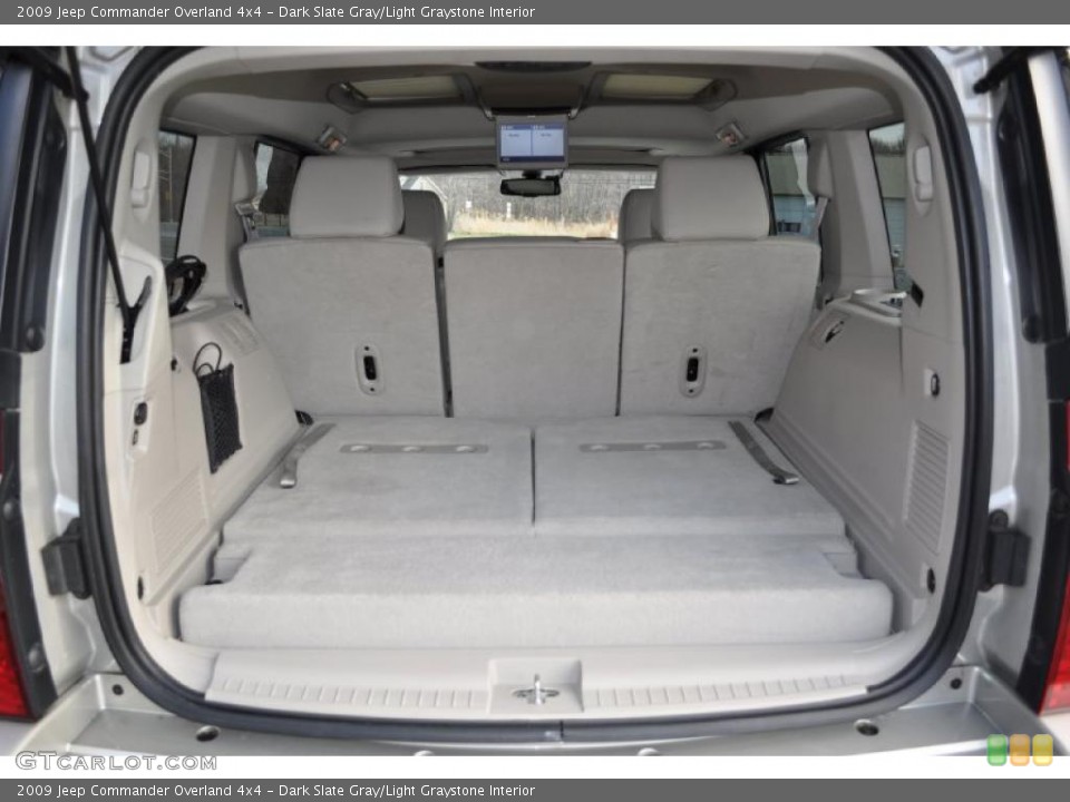 Dark Slate Gray/Light Graystone Interior Trunk for the 2009 Jeep Commander Overland 4x4 #47735860