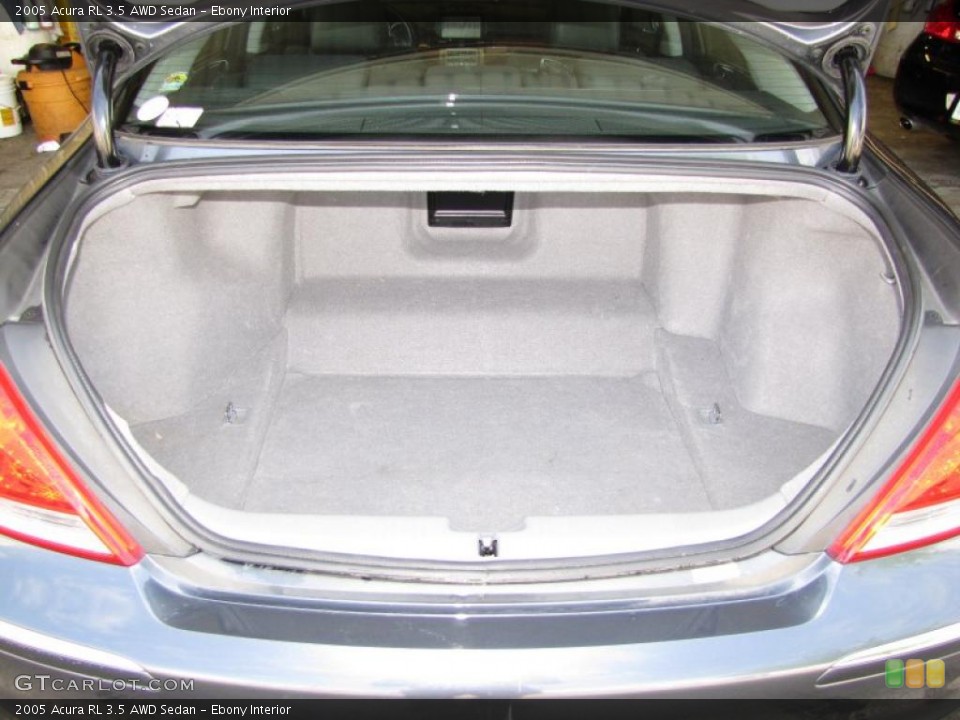 Ebony Interior Trunk for the 2005 Acura RL 3.5 AWD Sedan #47736247