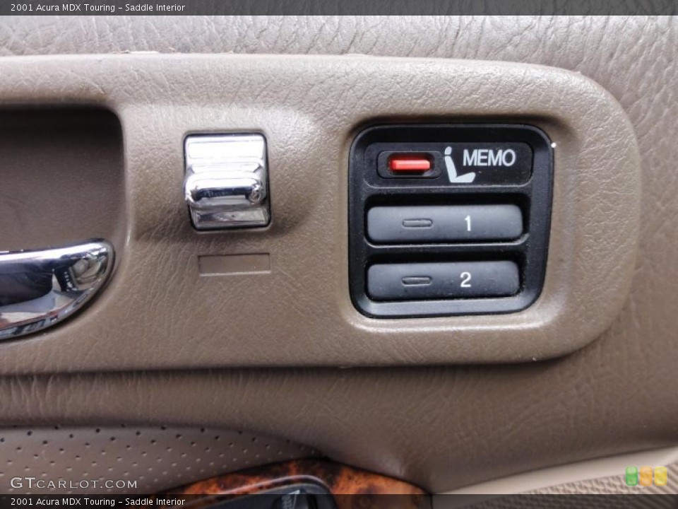 Saddle Interior Controls for the 2001 Acura MDX Touring #47736331