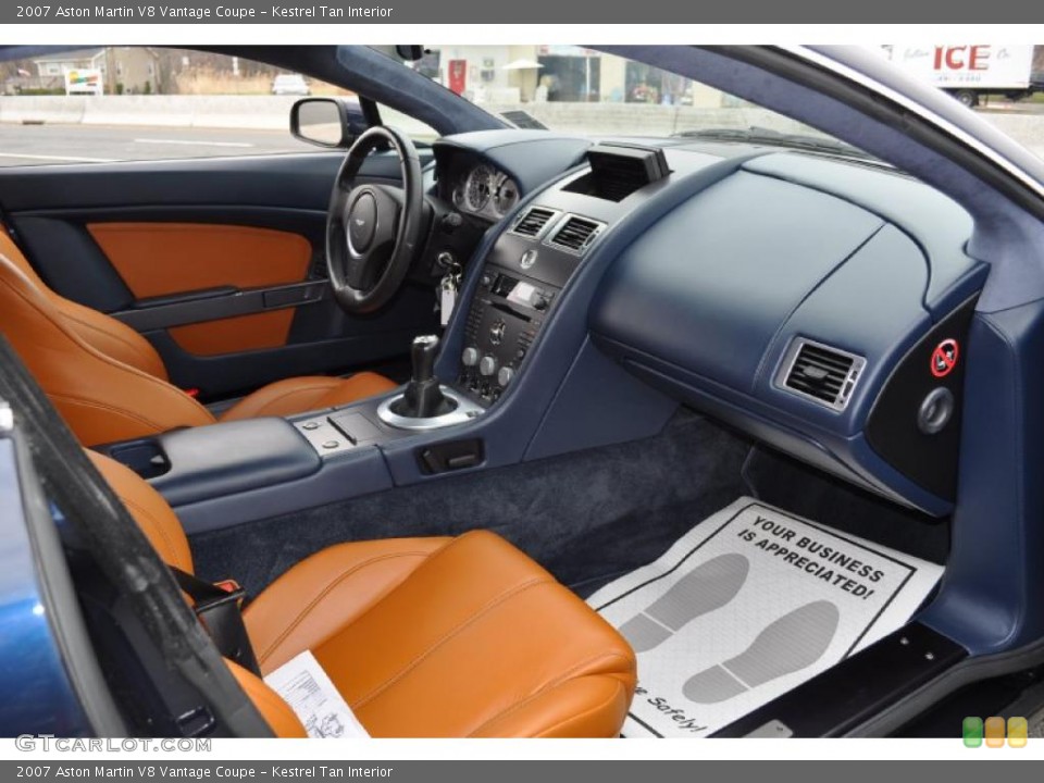 Kestrel Tan Interior Photo for the 2007 Aston Martin V8 Vantage Coupe #47736397