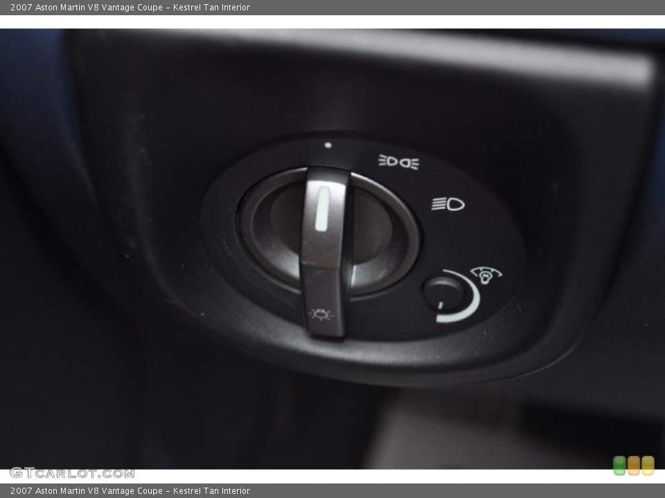 Kestrel Tan Interior Controls for the 2007 Aston Martin V8 Vantage Coupe #47736490