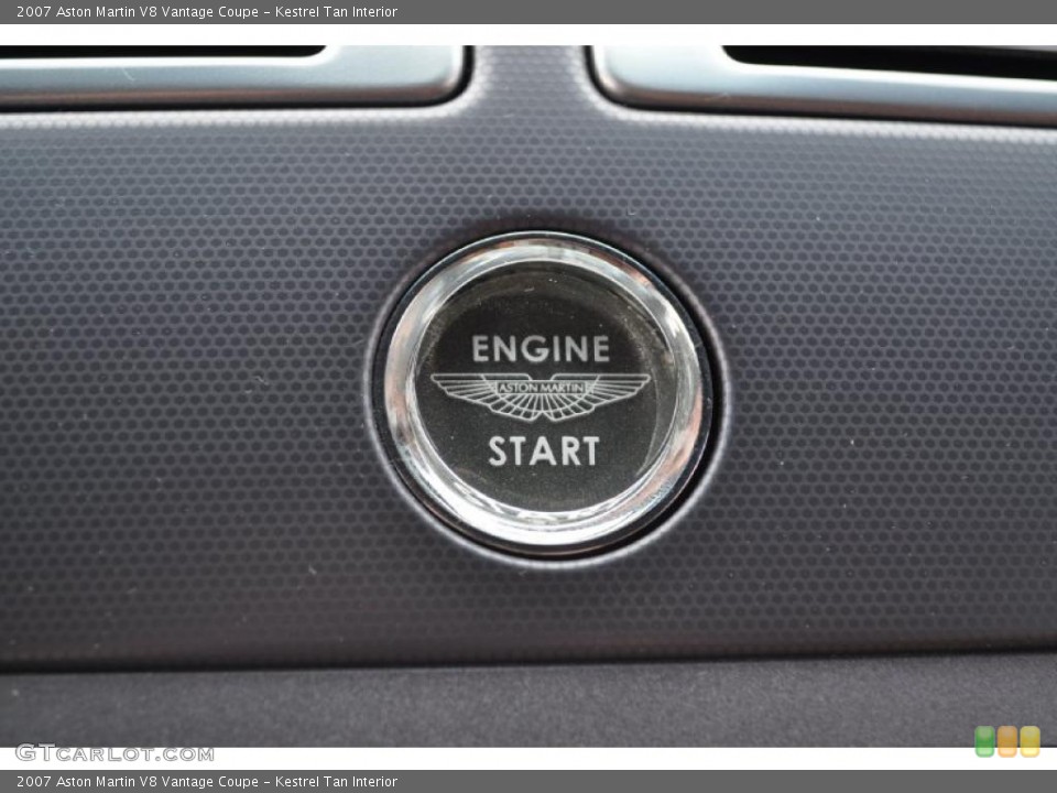 Kestrel Tan Interior Controls for the 2007 Aston Martin V8 Vantage Coupe #47736565