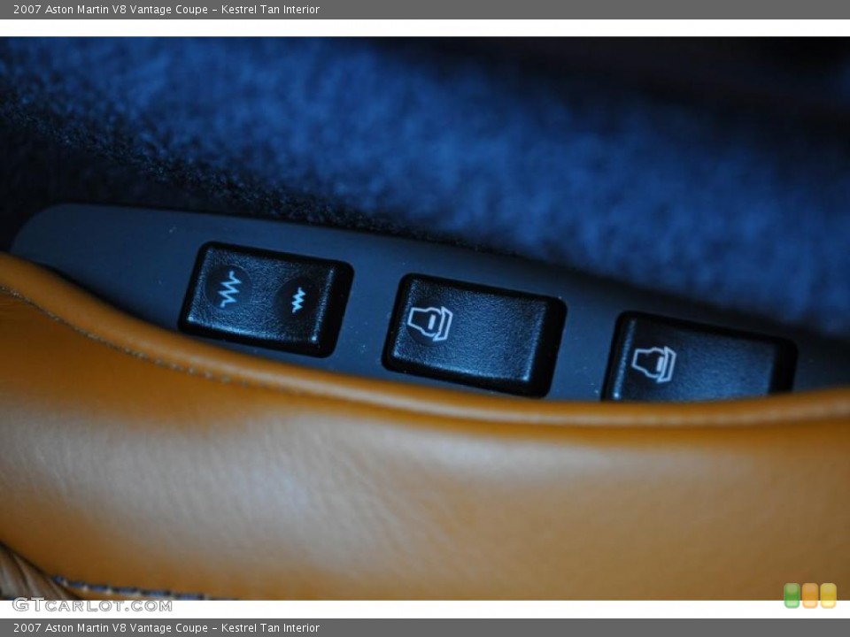 Kestrel Tan Interior Controls for the 2007 Aston Martin V8 Vantage Coupe #47736586