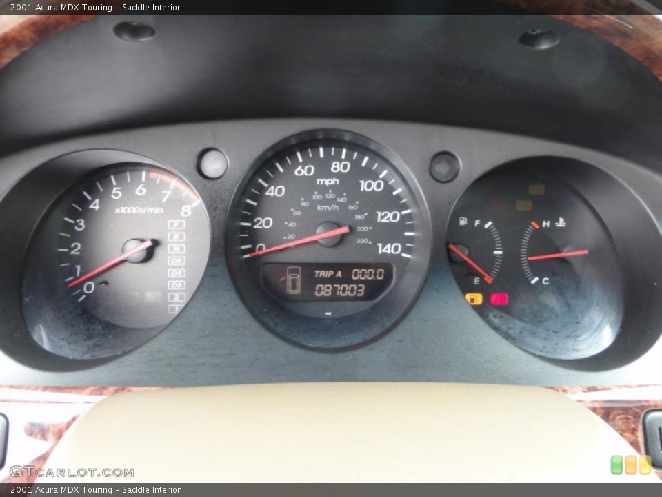 Saddle Interior Gauges for the 2001 Acura MDX Touring #47736757