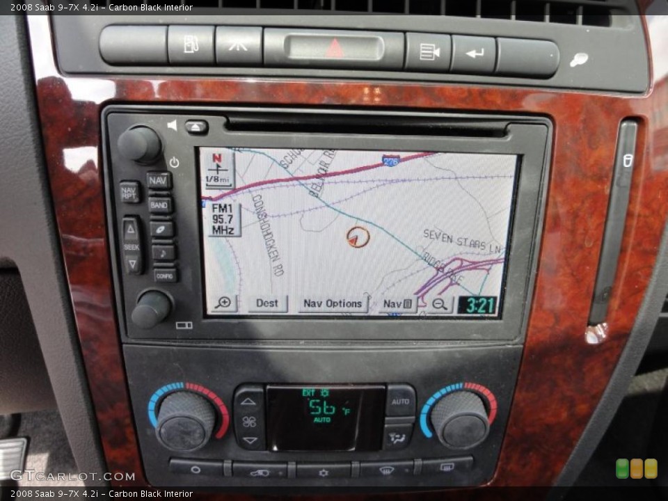 Carbon Black Interior Navigation for the 2008 Saab 9-7X 4.2i #47738134