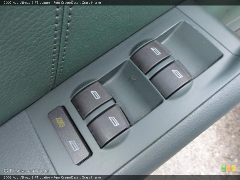 Fern Green/Desert Grass Interior Controls for the 2002 Audi Allroad 2.7T quattro #47738473