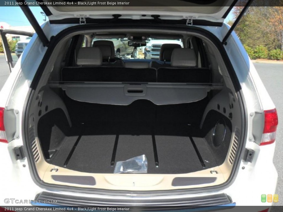 Black/Light Frost Beige Interior Trunk for the 2011 Jeep Grand Cherokee Limited 4x4 #47738602