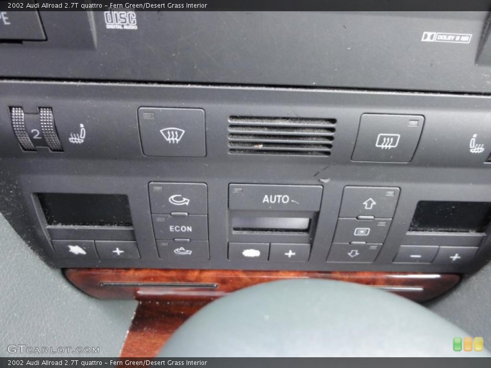 Fern Green/Desert Grass Interior Controls for the 2002 Audi Allroad 2.7T quattro #47738860