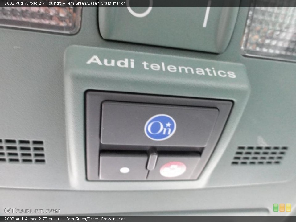 Fern Green/Desert Grass Interior Controls for the 2002 Audi Allroad 2.7T quattro #47738893