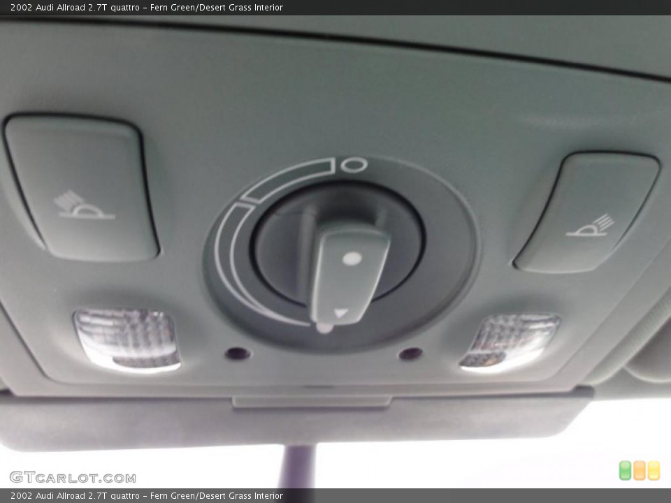 Fern Green/Desert Grass Interior Controls for the 2002 Audi Allroad 2.7T quattro #47738905