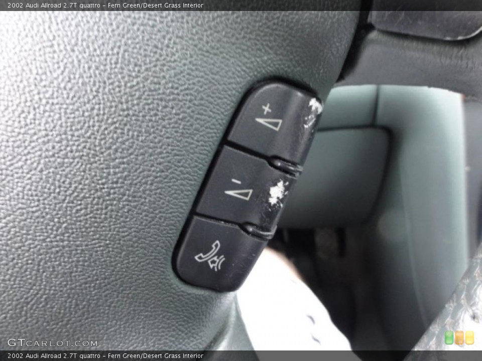 Fern Green/Desert Grass Interior Controls for the 2002 Audi Allroad 2.7T quattro #47738962