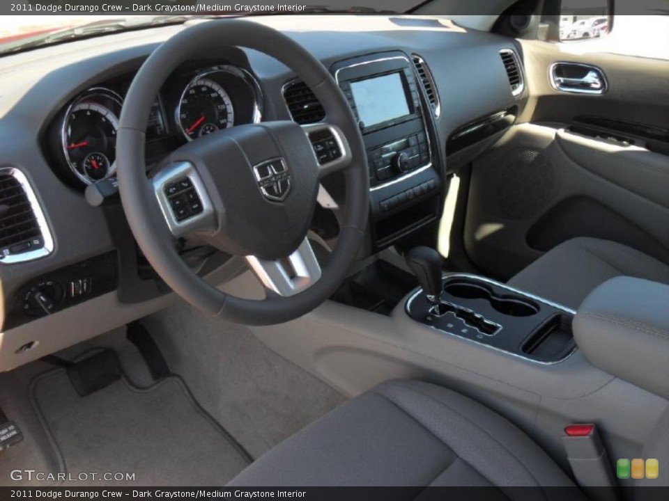 Dark Graystone/Medium Graystone Interior Prime Interior for the 2011 Dodge Durango Crew #47739103